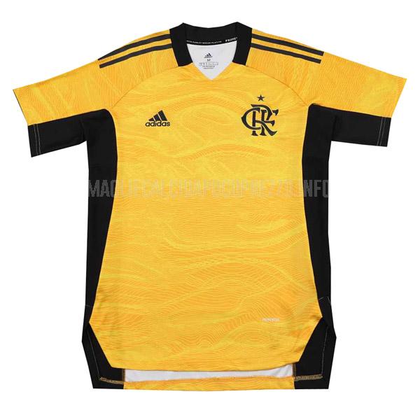 maglietta flamengo portiere giallo 2021-22