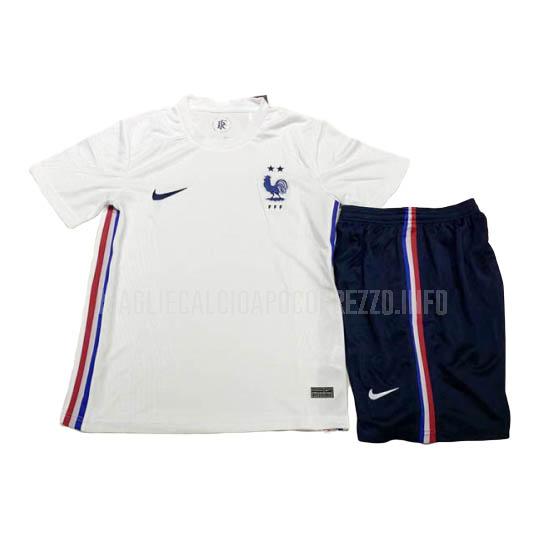 maglietta francia bambino away 2020-21