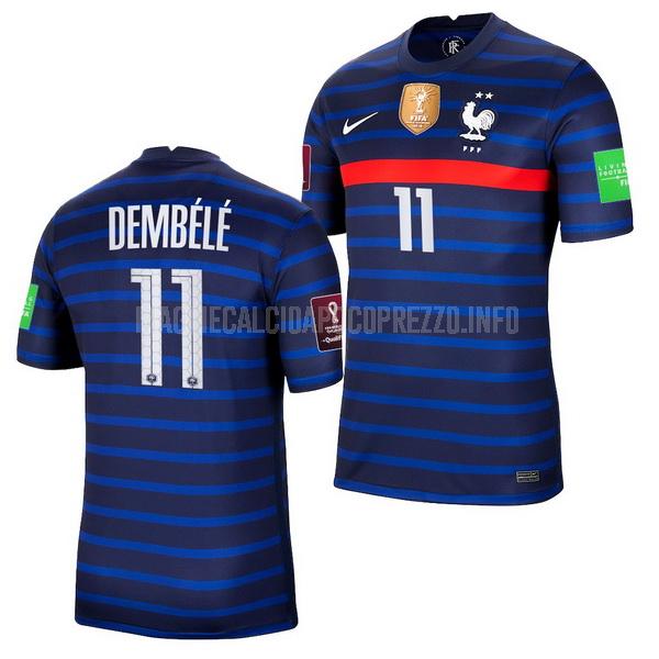 maglietta francia dembélé home 2021-22