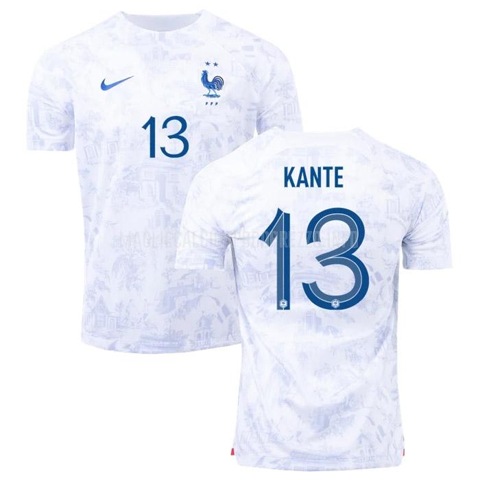 maglietta francia kante coppa del mondo away 2022