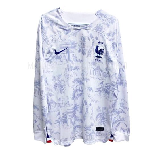 maglietta francia manica lunga coppa del mondo away 2022