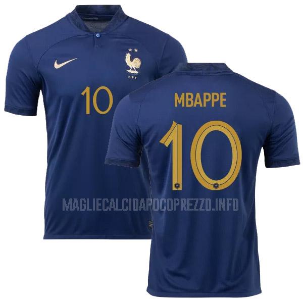 maglietta francia mbappe home 2022