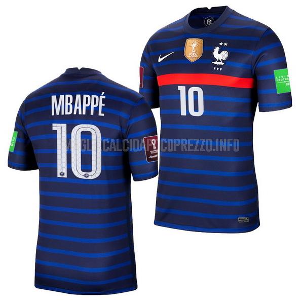 maglietta francia mbappé home 2021-22