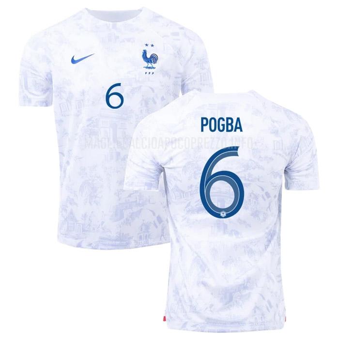 maglietta francia pogba coppa del mondo away 2022