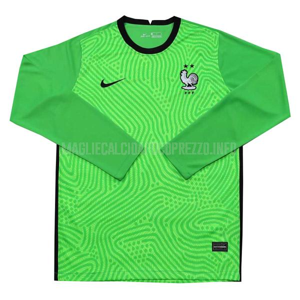 maglietta francia portiere verde 2021
