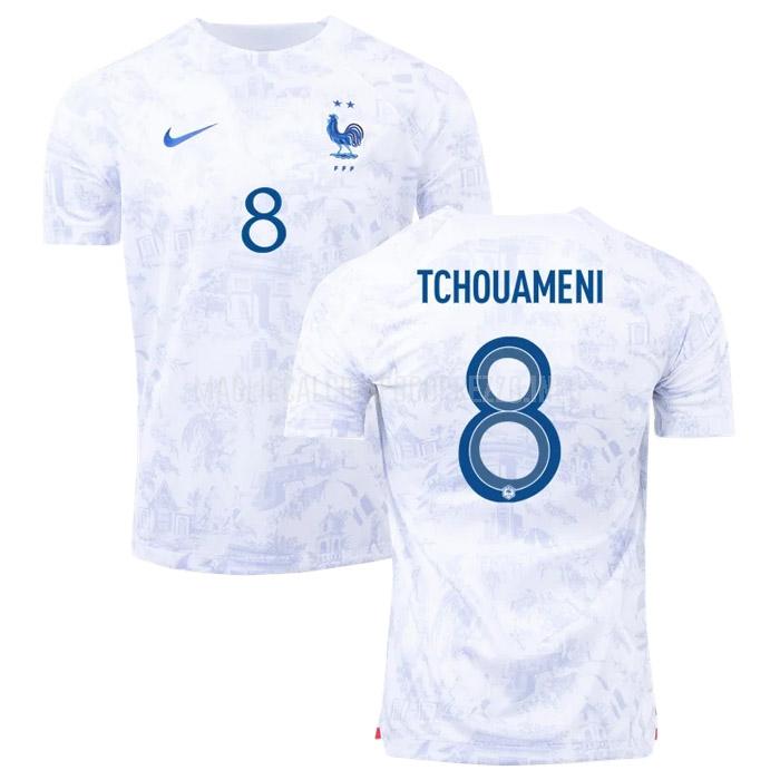 maglietta francia tchouameni coppa del mondo away 2022