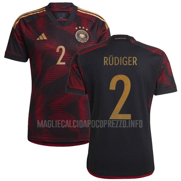 maglietta germania rüdiger coppa del mondo away 2022