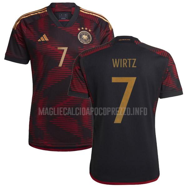 maglietta germania wirtz coppa del mondo away 2022