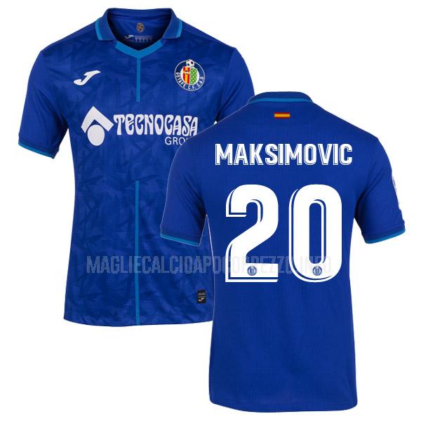 maglietta getafe maksimovic home 2021-22