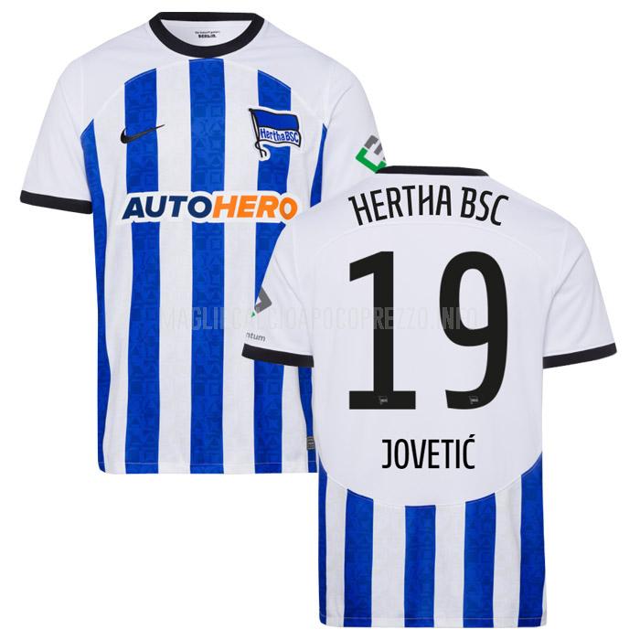 maglietta hertha berlin jovetic home 2022-23