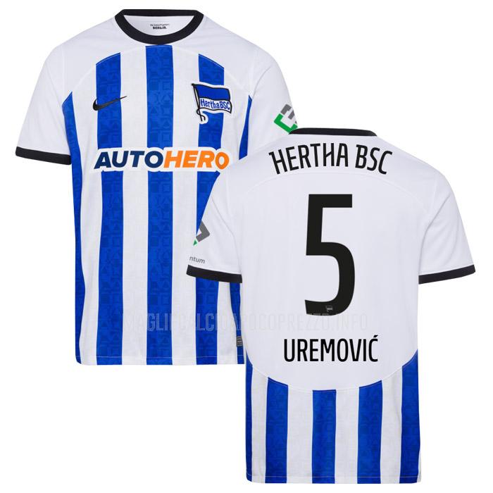 maglietta hertha berlin uremovic home 2022-23