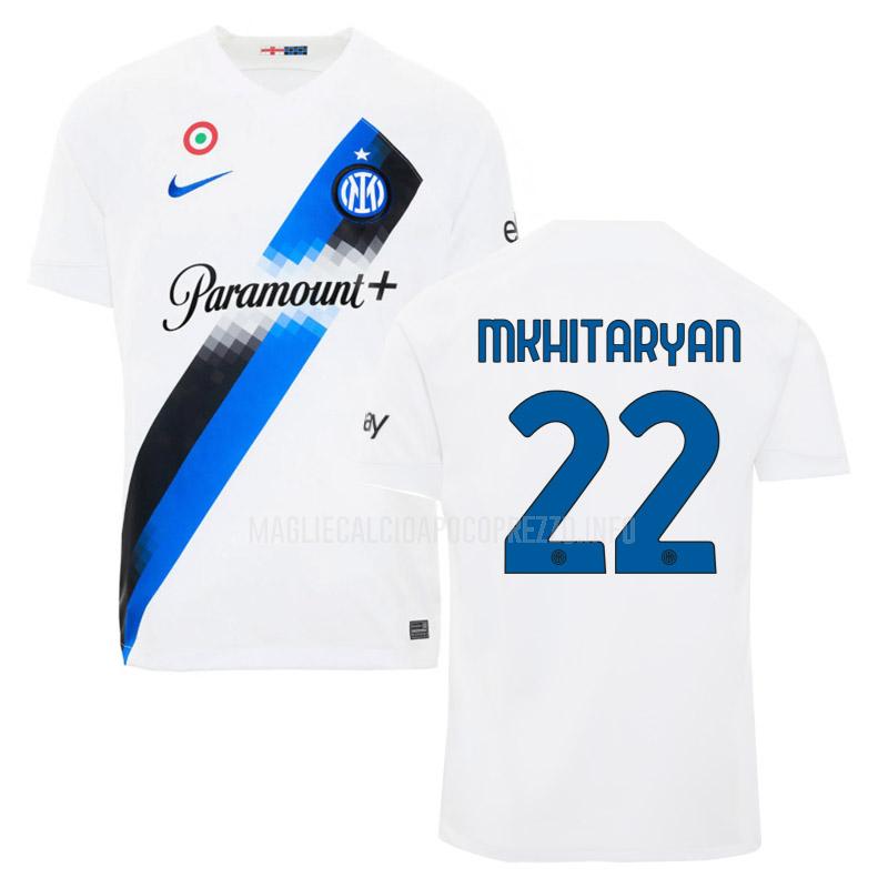 maglietta inter milan mkhitaryan away 2023-24