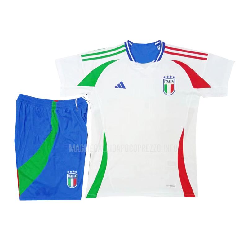 maglietta italia bambino away 2024