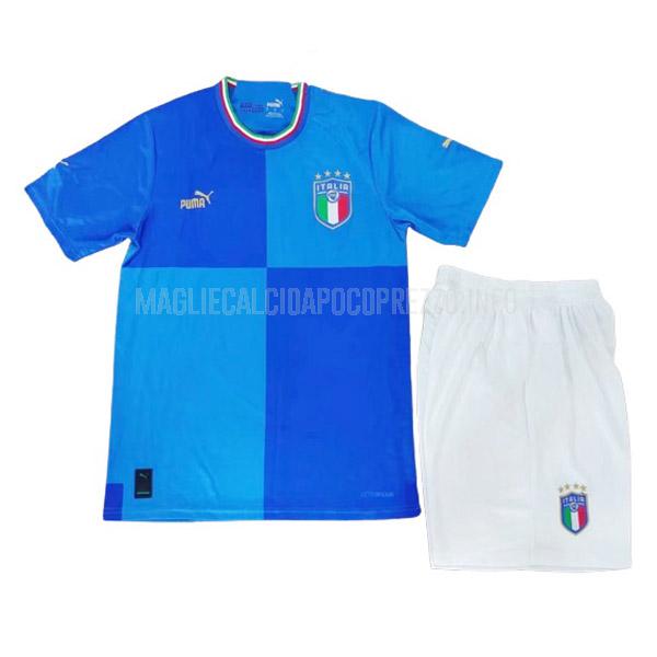 maglietta italia bambino home 2022 coppa del mondo