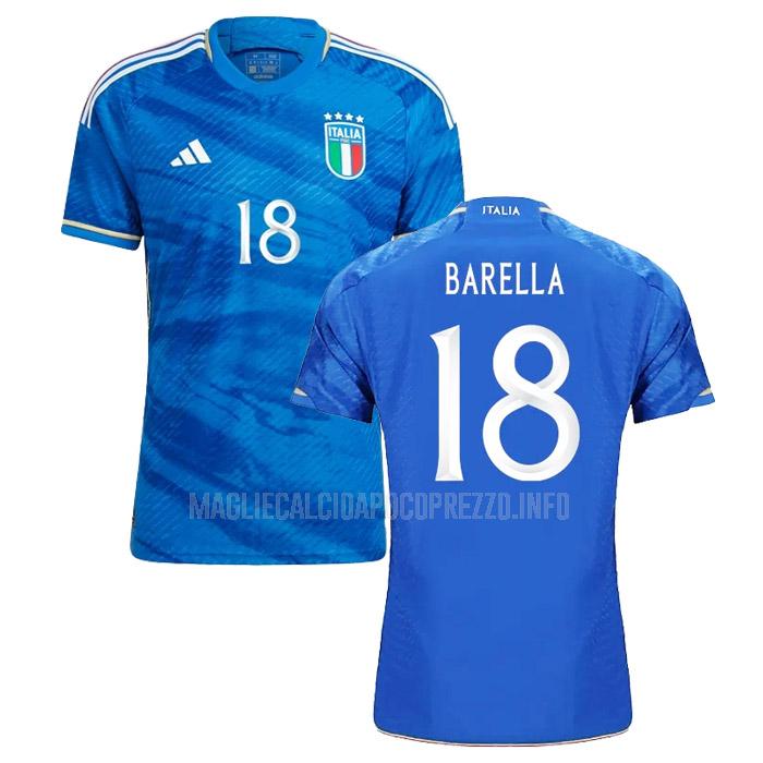 maglietta italia barella home 2023