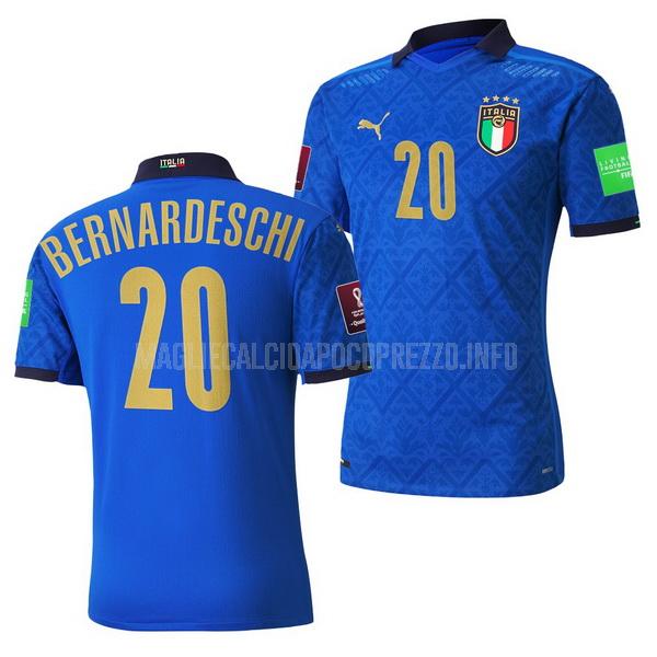maglietta italia bernardeschi home 2021-22