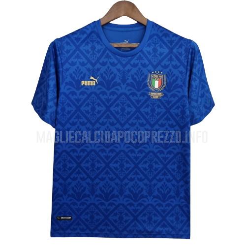 maglietta italia edizione speciale campionato europeo blu 2022