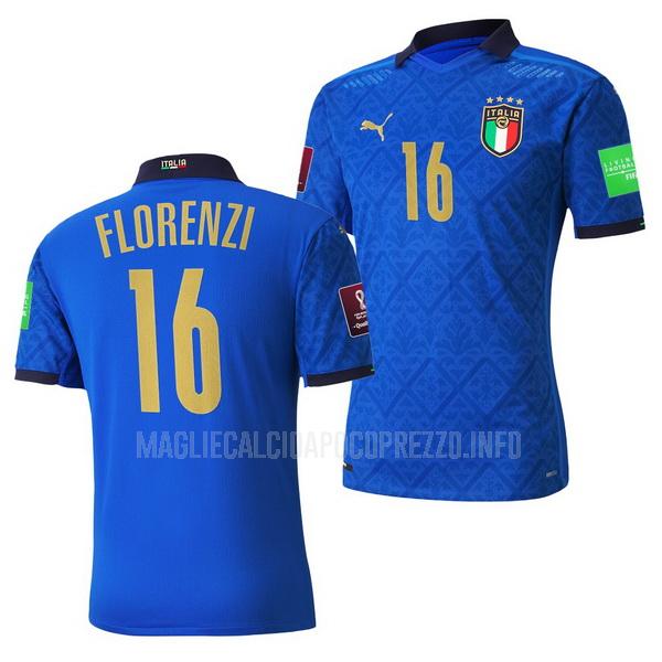 maglietta italia florenzi home 2021-22