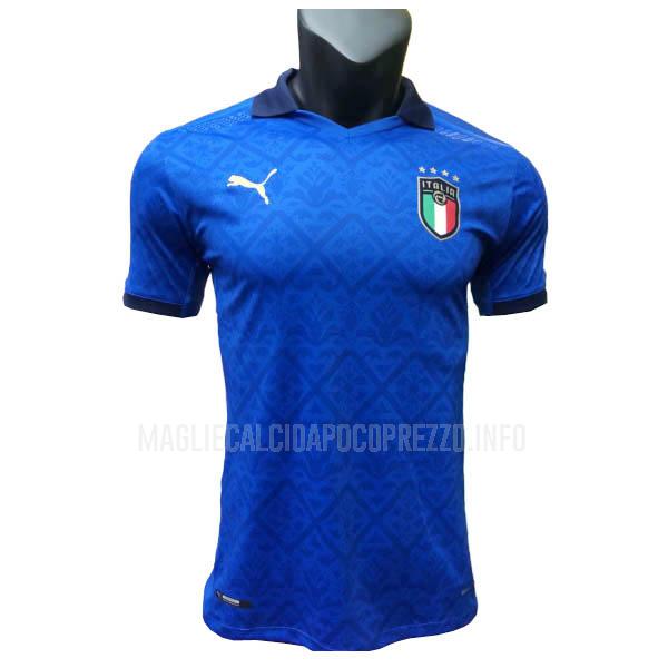 maglietta italia giocatore edizione home 2020-21