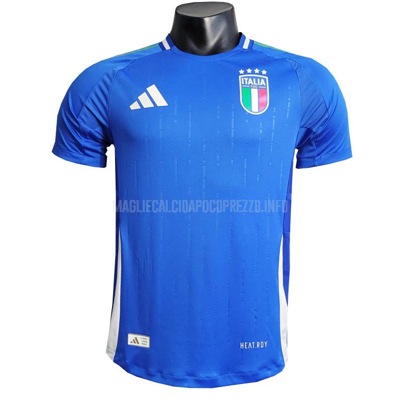 maglietta italia giocatore edizione home euro 2024