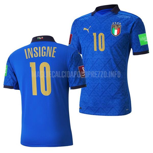 maglietta italia lorenzo insigne home 2021-22