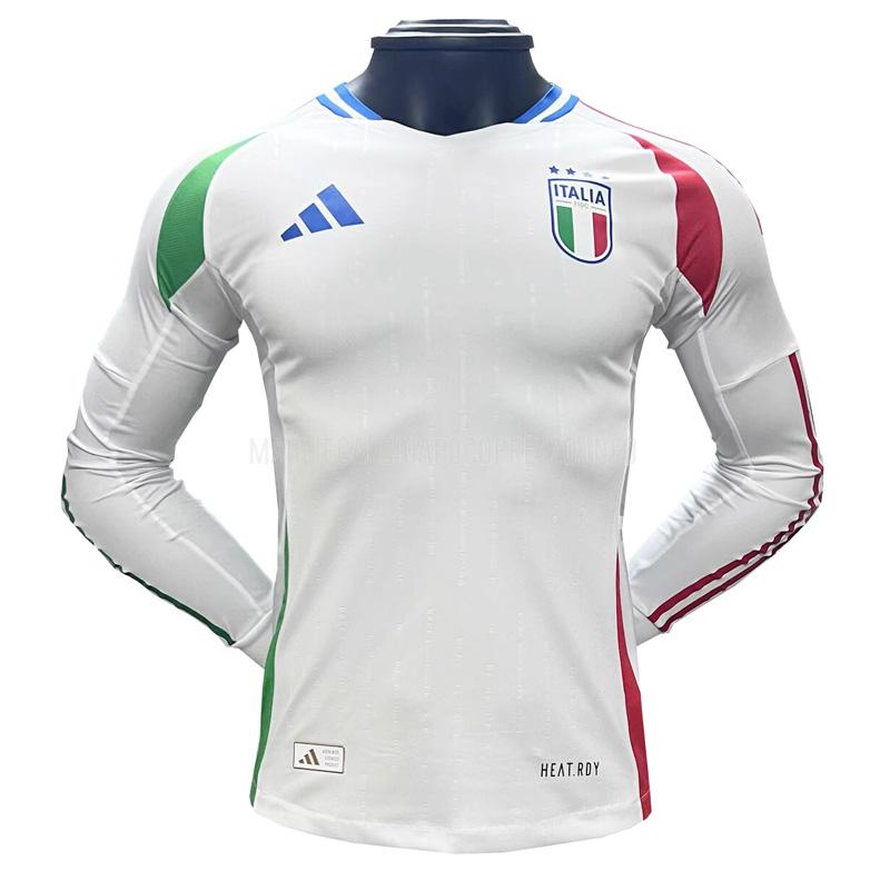 maglietta italia manica lunga away 2024