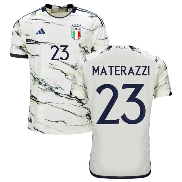 maglietta italia materazzi away 2023