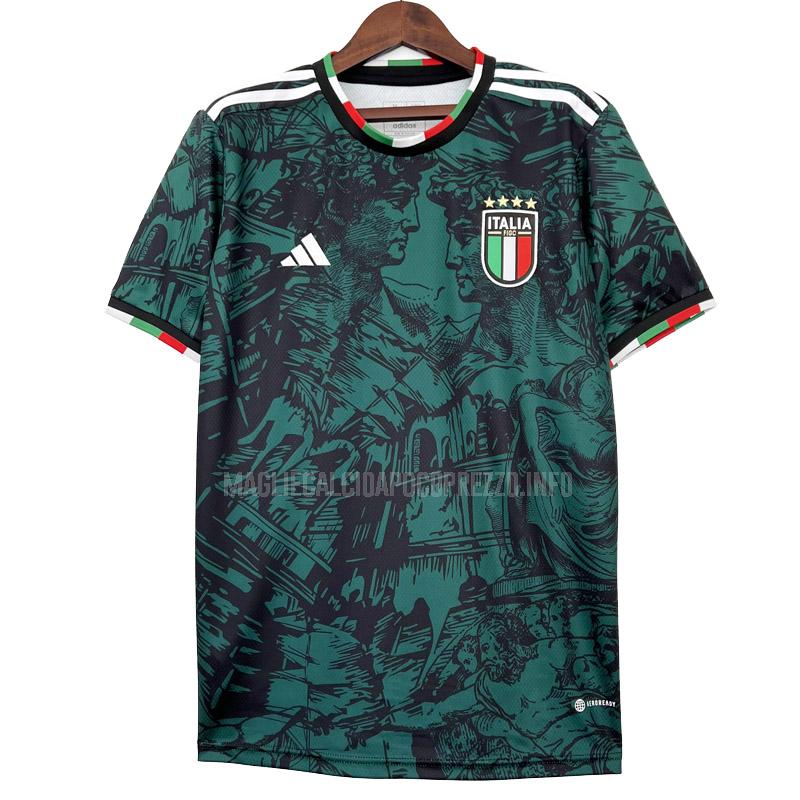 maglietta italia speciale verde 2023