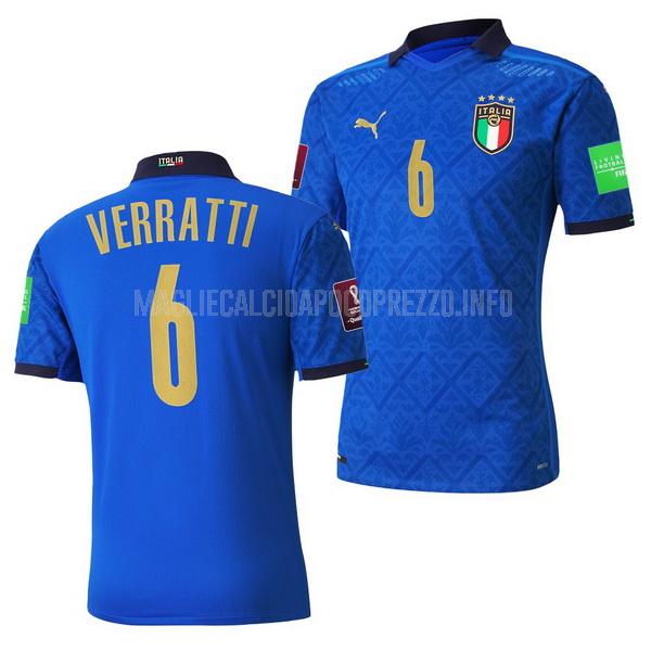 maglietta italia verratti home 2021-22