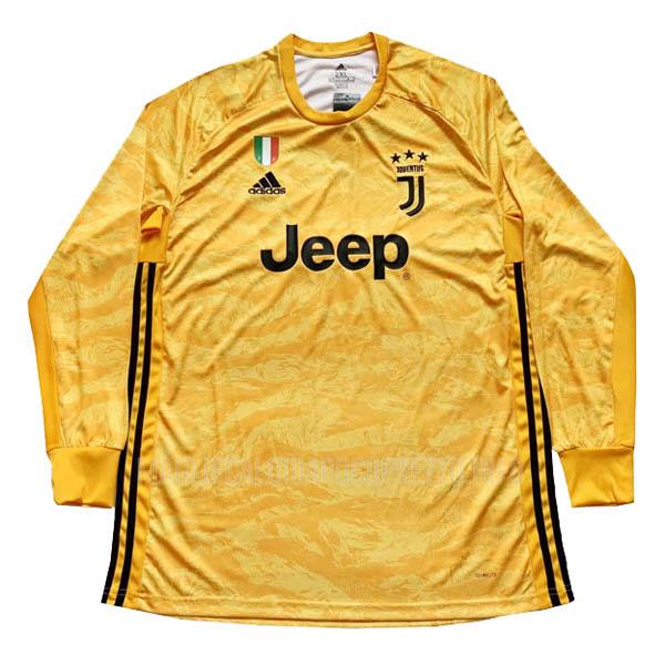 maglietta juventus manica lunga portiere giallo 2019-2020