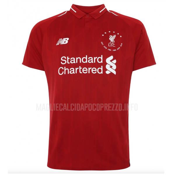 maglietta liverpool six times collection rosso 2019-2020