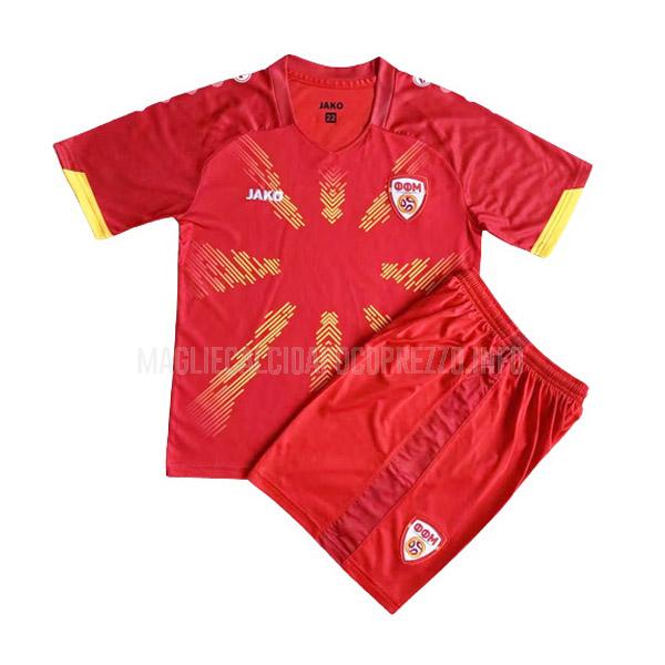 maglietta macedonia del nord bambino home 2023