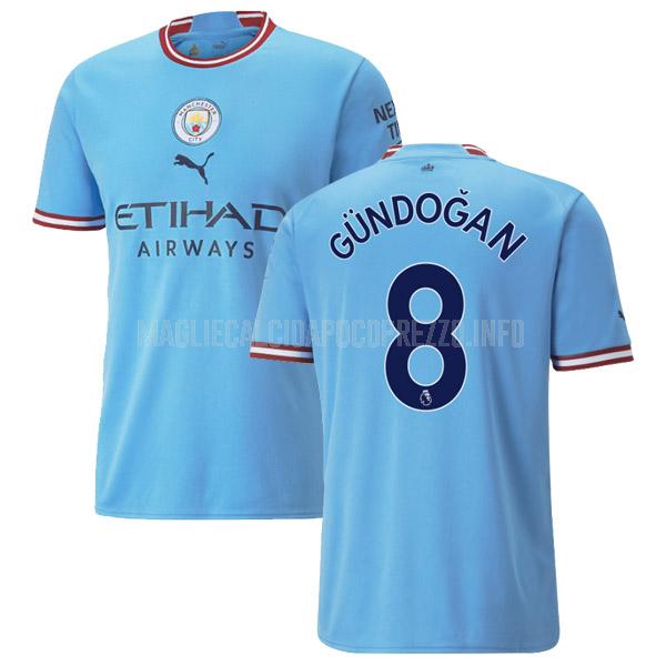 maglietta manchester city gundogan home 2022-23