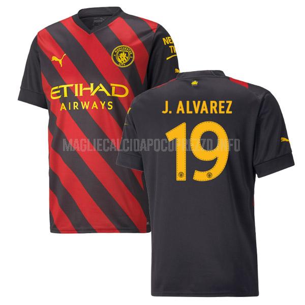 maglietta manchester city j. alvarez away 2022-23