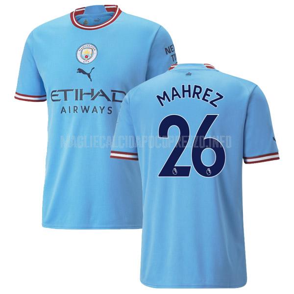 maglietta manchester city mahrez home 2022-23