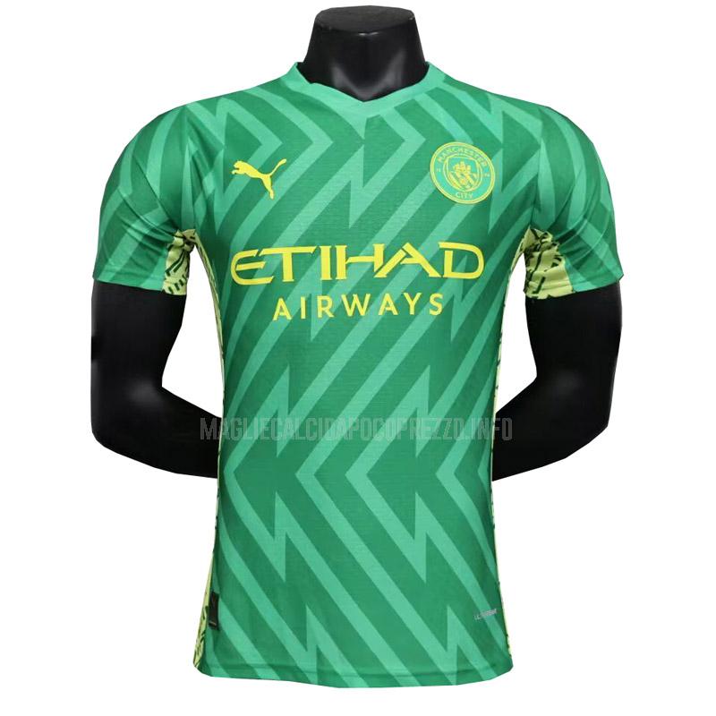maglietta manchester city portiere giocatore edizione verde 2023-24