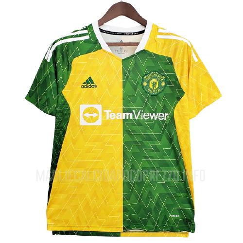 maglietta manchester united edizione speciale giallo verde 2021-22