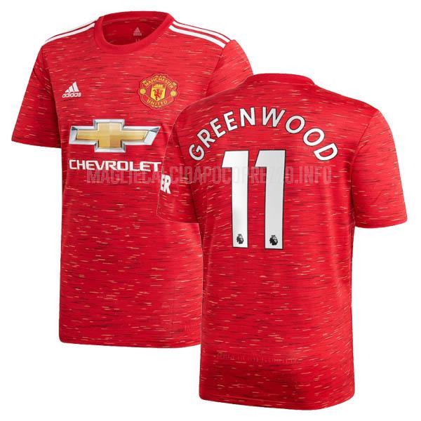 maglietta manchester united greenwood home 2020-21