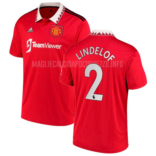 maglietta manchester united lindelof home 2022-23