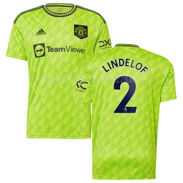 maglietta manchester united lindelof third 2022-23