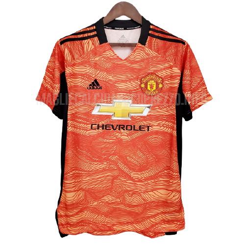 maglietta manchester united portiere arancia 2021-22