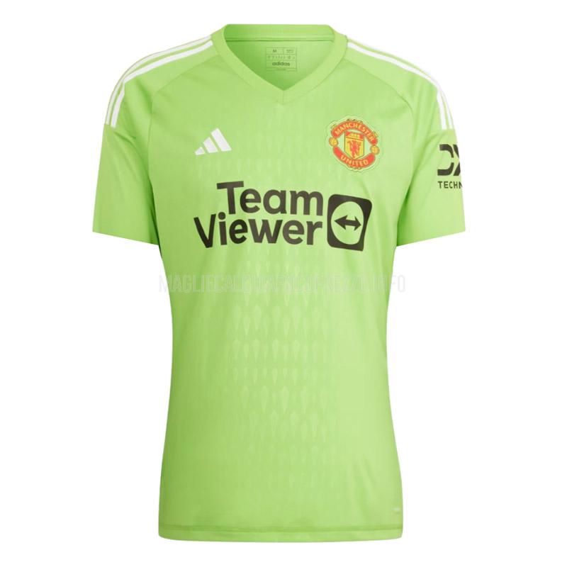 maglietta manchester united portiere verde 2023-24