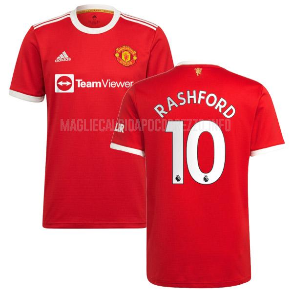 maglietta manchester united rashford home 2021-22