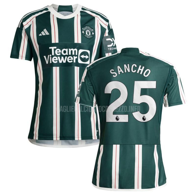 maglietta manchester united sancho away 2023-24