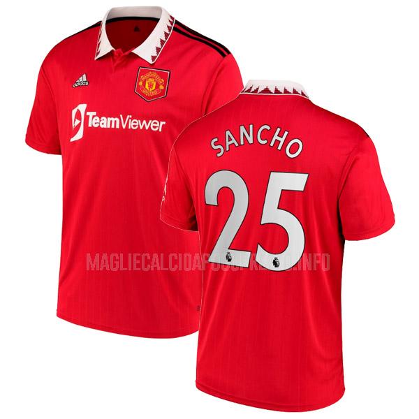 maglietta manchester united sancho home 2022-23