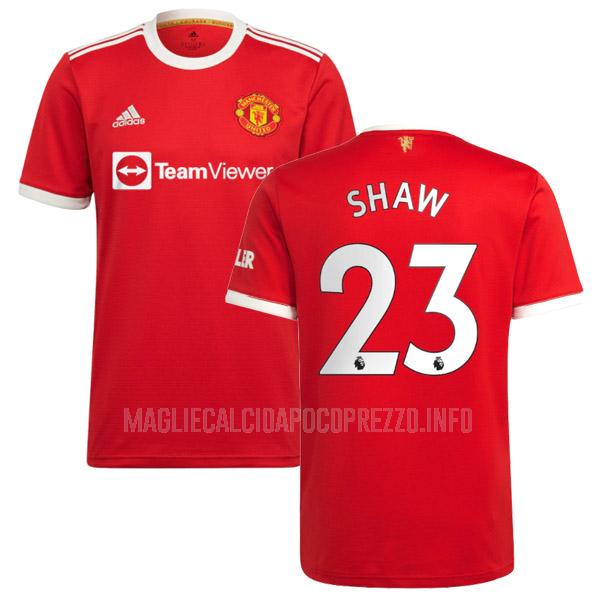 maglietta manchester united shaw home 2021-22