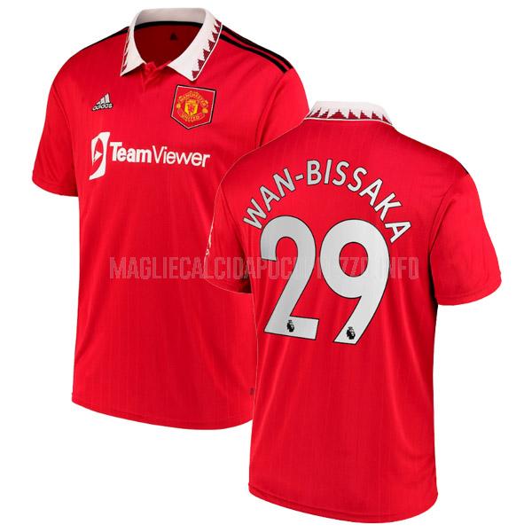 maglietta manchester united wan-bissaka home 2022-23