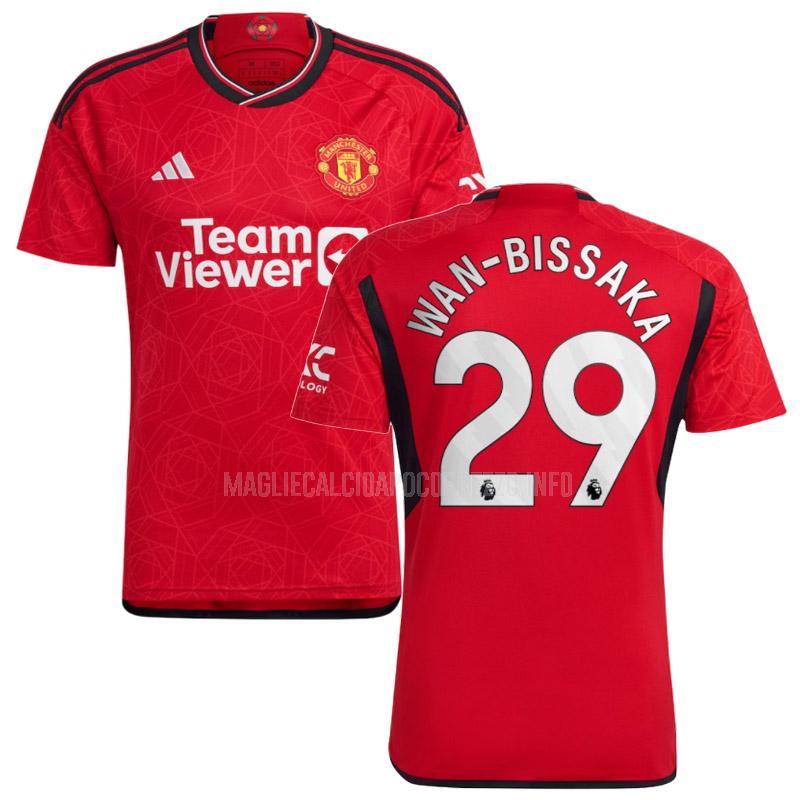 maglietta manchester united wan-bissaka home 2023-24