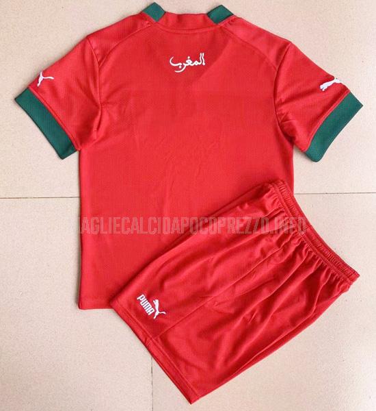 maglietta marocco bambino home 2022 
