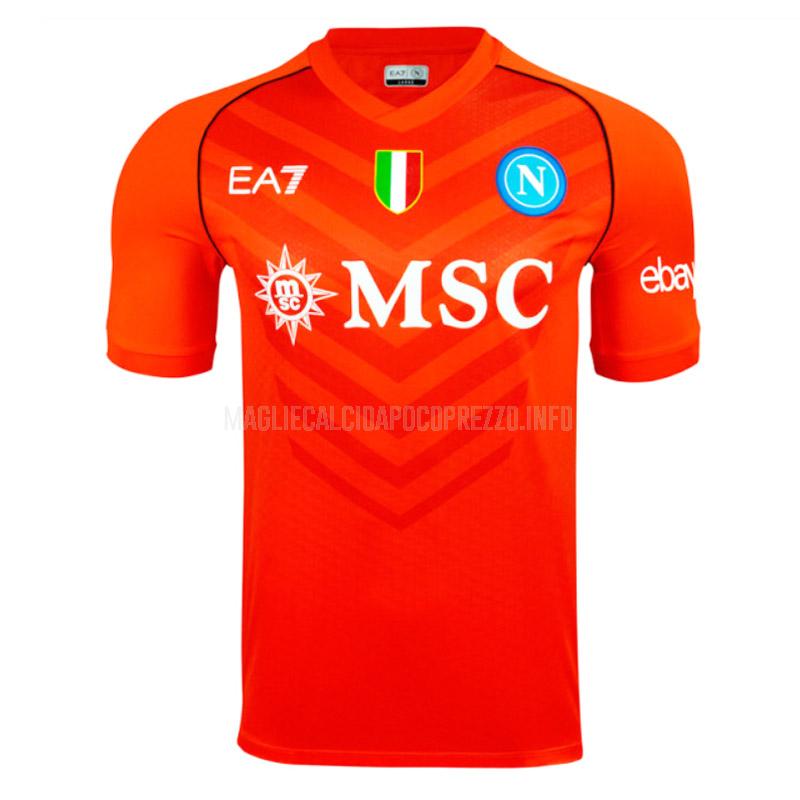 maglietta napoli portiere arancia 2023-24
